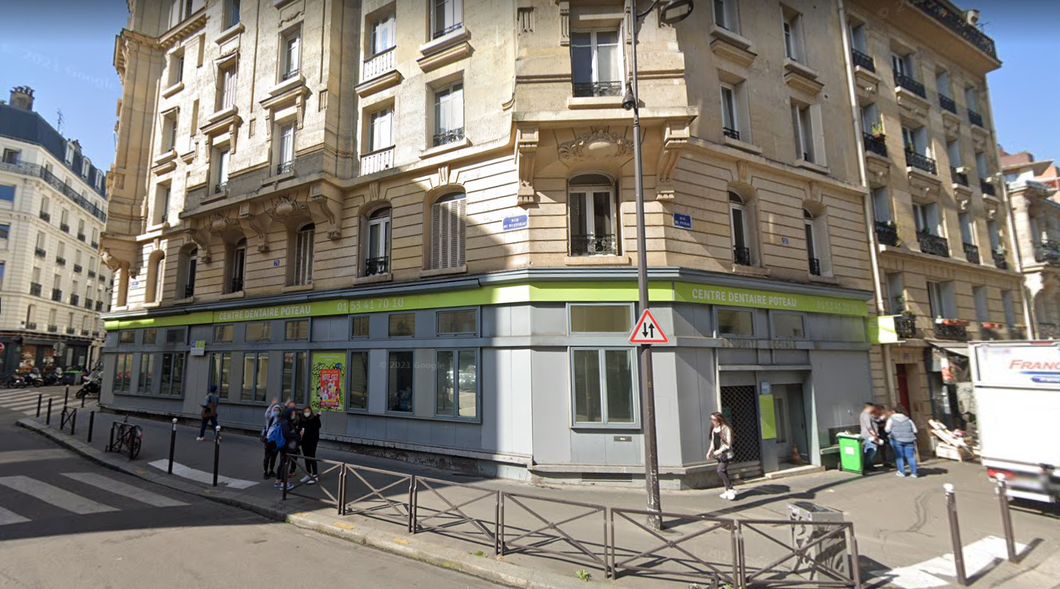 Le centre dentaire situé au 51 rue du poteau à Paris ©GoogleMaps