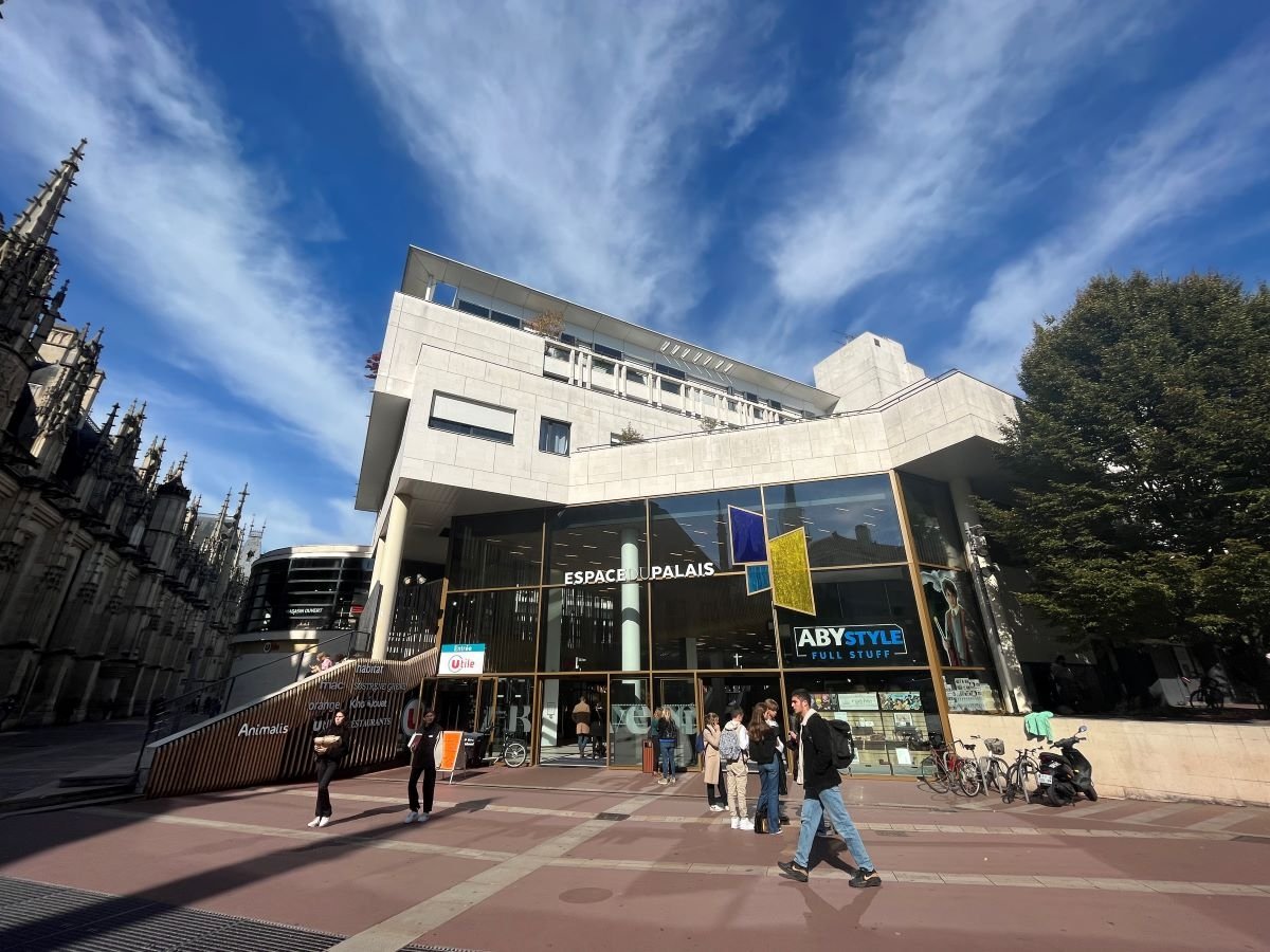 Le centre commercial Espace du Palais situé à Rouen. © Rouen Tourisme