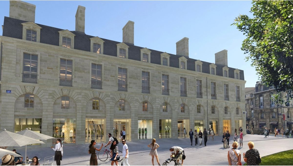 Le projet initial pour l'ex-Virgin Megastore à Bordeaux. Le projet initial pour l'ex-Virgin Megastore à Bordeaux.