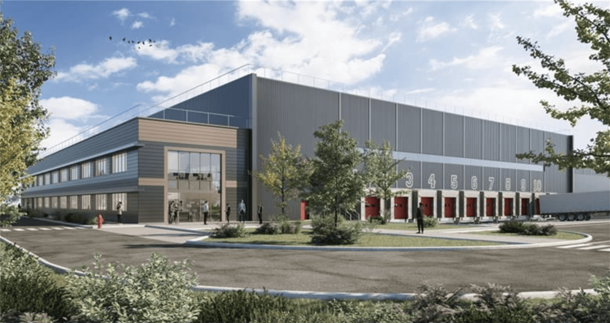 La plateforme Intermarché de Mauchamps
