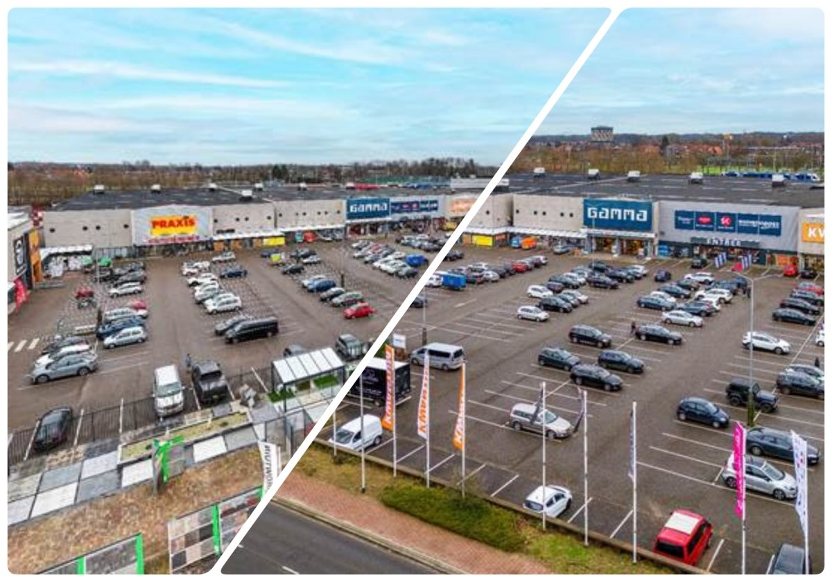 Le retail park à Zutphen (Pays-Bas) Le retail park à Zutphen (Pays-Bas)