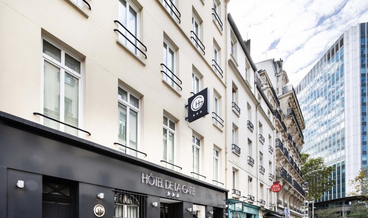 L'hôtel de la Gaité dans le 14e arrondissement de Paris. 
