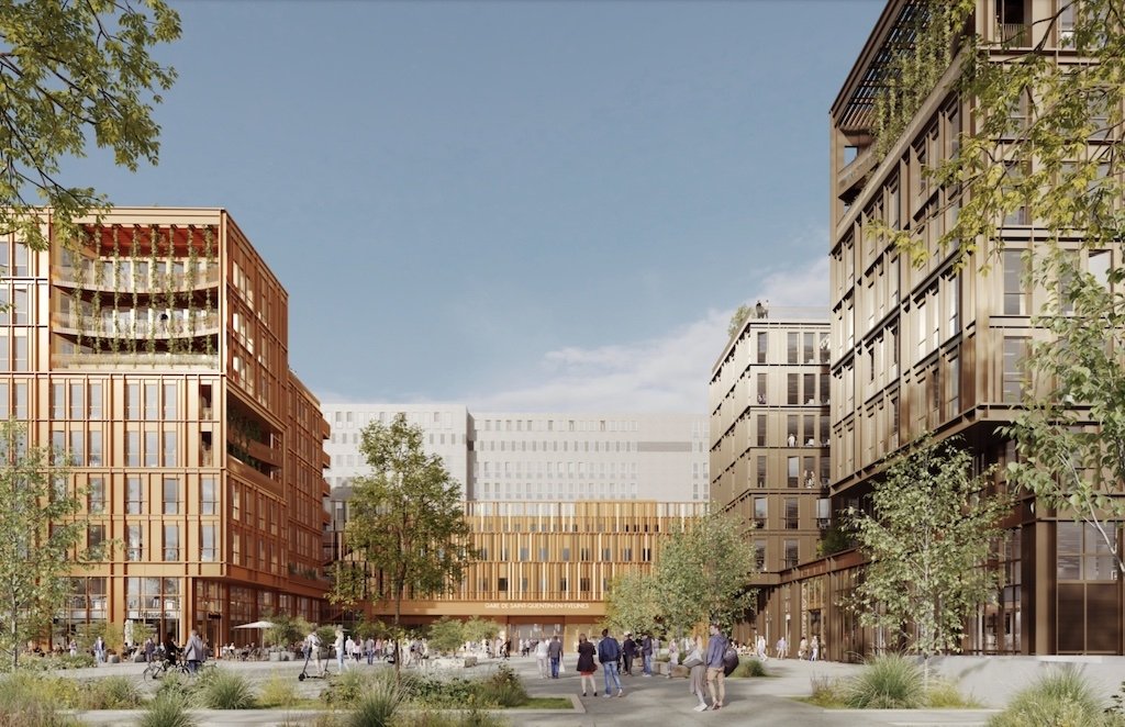Le projet Centrality à Saint-Quentin-en-Yvelines. 