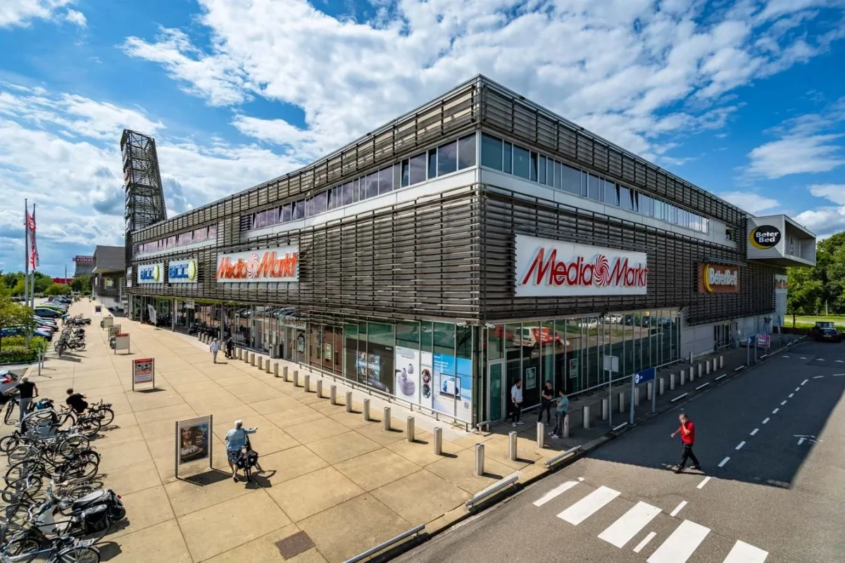 Le retail park Plein Westermaat aux Pays-Bas. © Corum