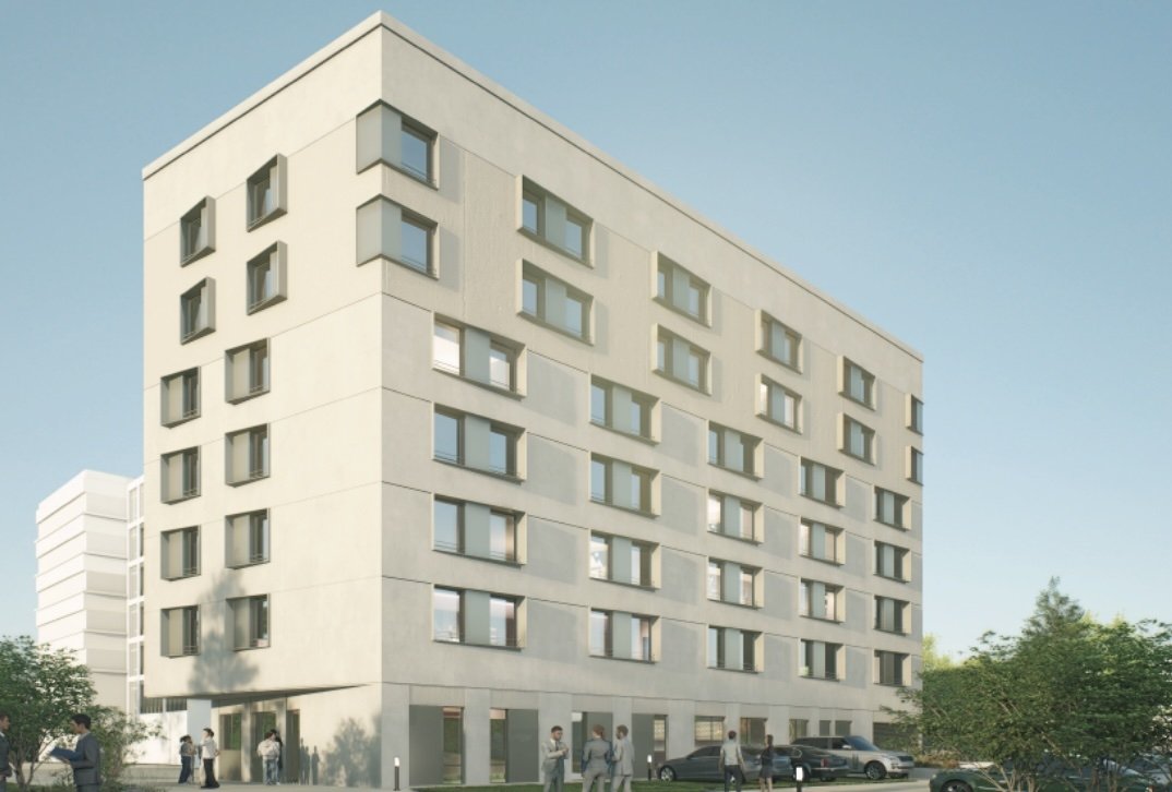Le futur B&B Hôtels à Bron. 
