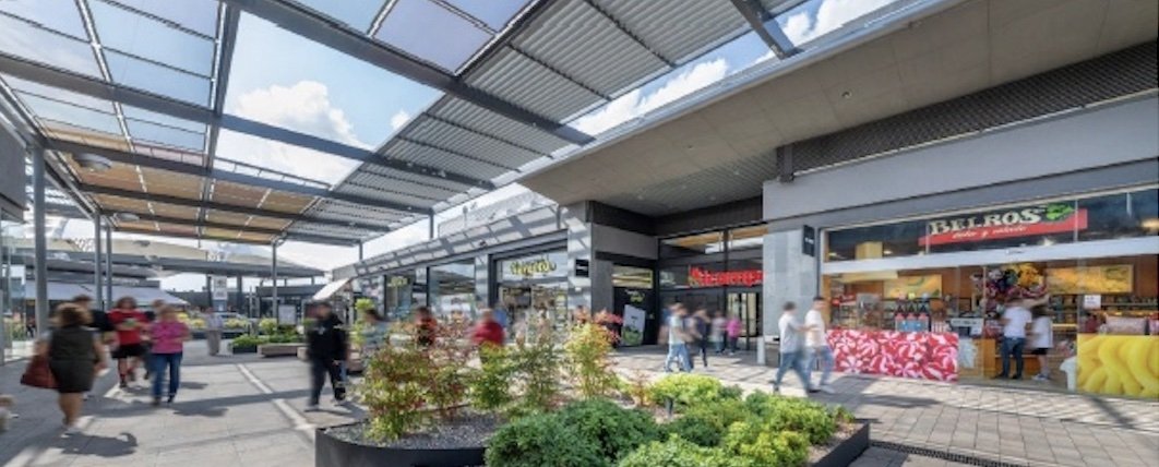 Le retail park Imaginalia, à Albacete, en Espagne. Le retail park Imaginalia, à Albacete, en Espagne.