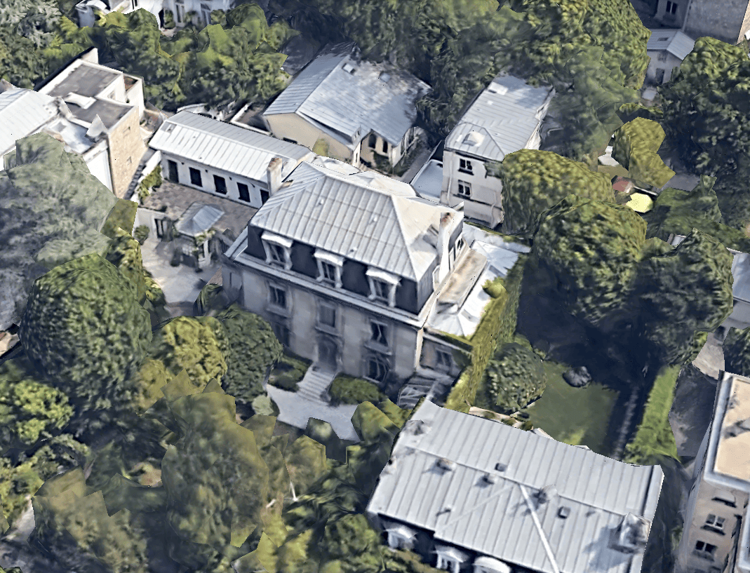Le 8 Tilleuls, Villa Montmorency (Paris 16). © Google Earth