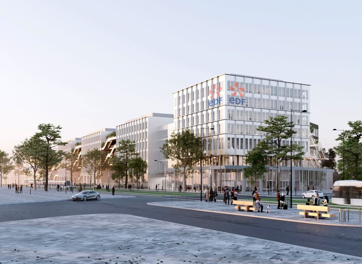 Le projet Mistral à Marseille, pour EDF. © Leclercq