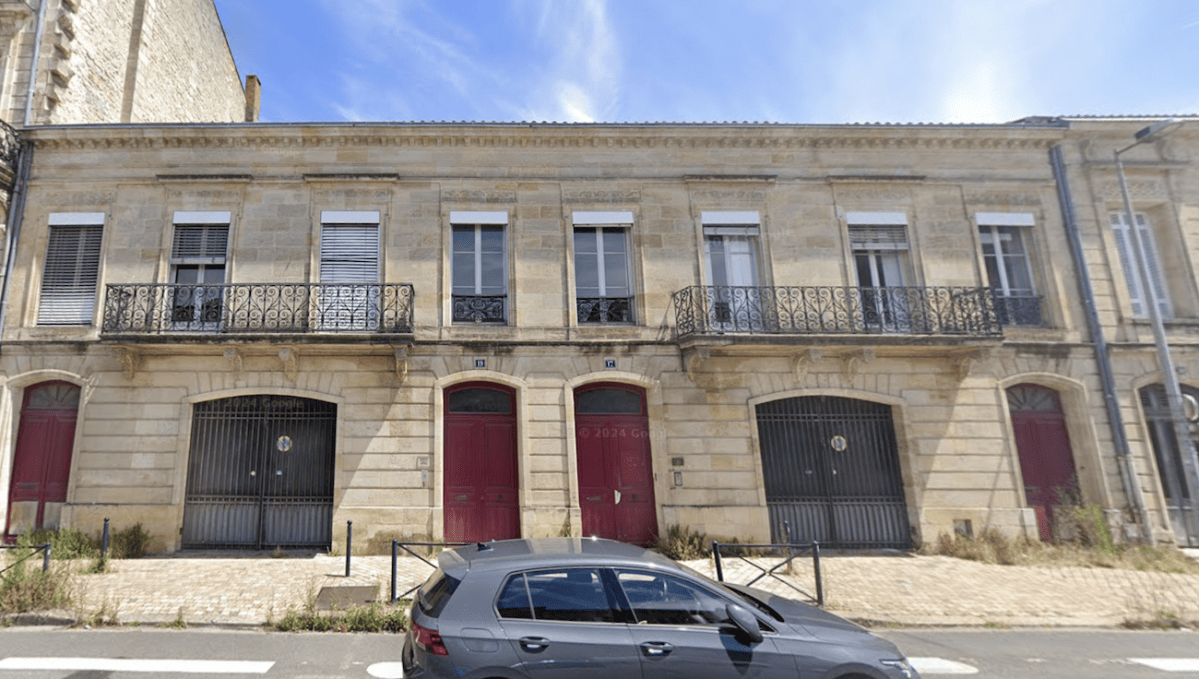 Le 17-19 Cours du Médoc à Bordeaux. © Google Maps 