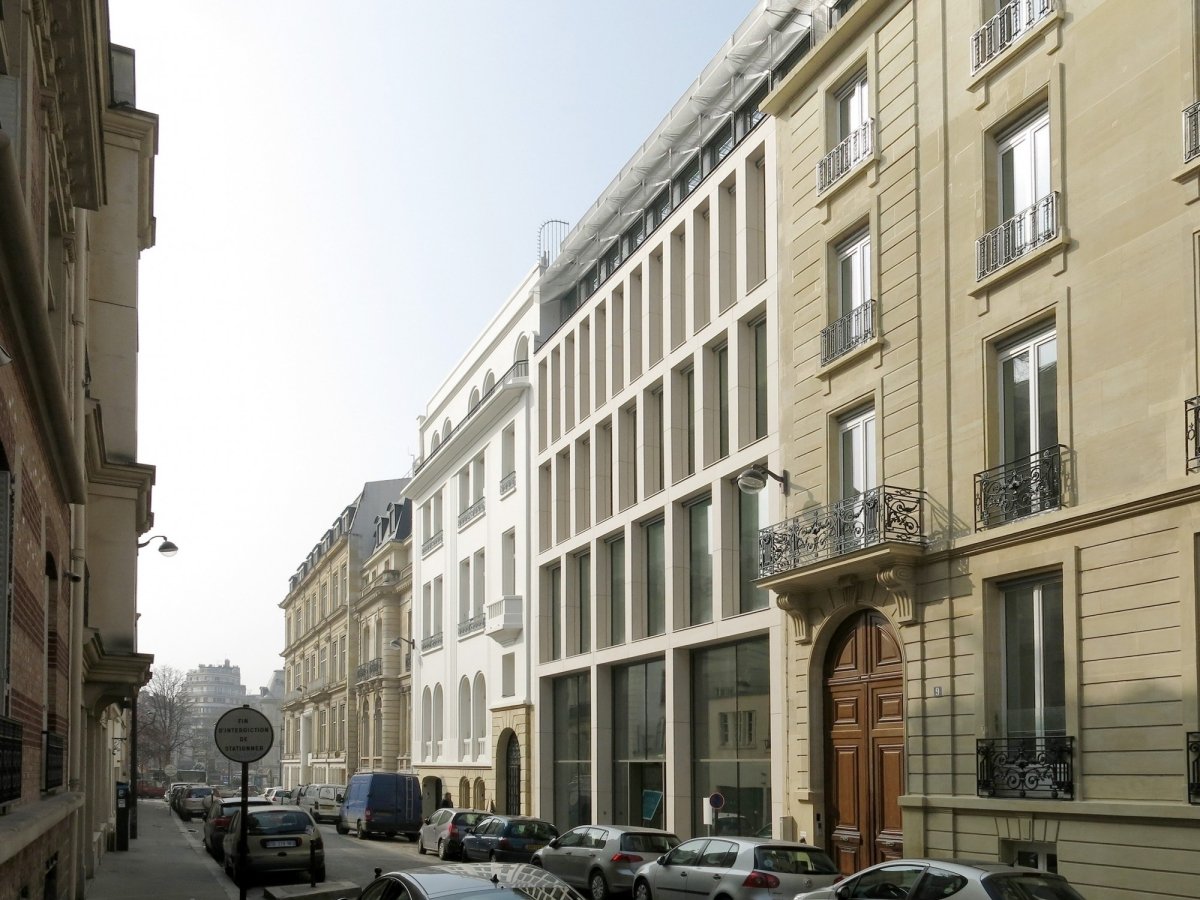 La façade du 5-9 Jacques Bingen, Paris 17. © Nicolas Trouillard La façade du 5-9 Jacques Bingen, Paris 17. © Nicolas Trouillard