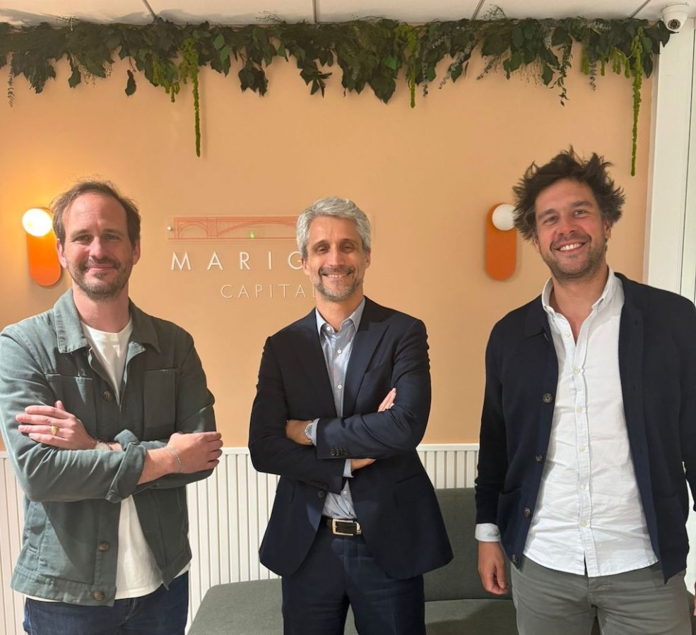 De g. à dr. : Pierre-Antoine Burgala, Thomas Fonsegrive et Gautier Delabrousse-Mayoux, CEO d'Iroko. 