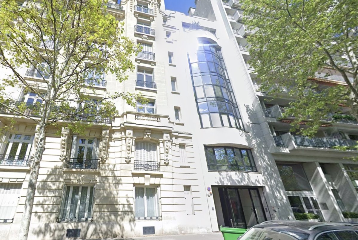 L'immeuble de bureaux situé au 62 Pereire à Paris. ©Google Maps