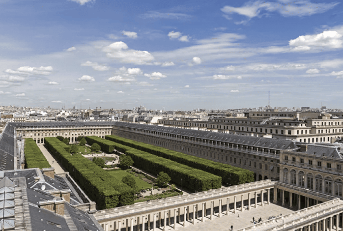 Le Palais Royal à Paris. Le Palais Royal à Paris.
