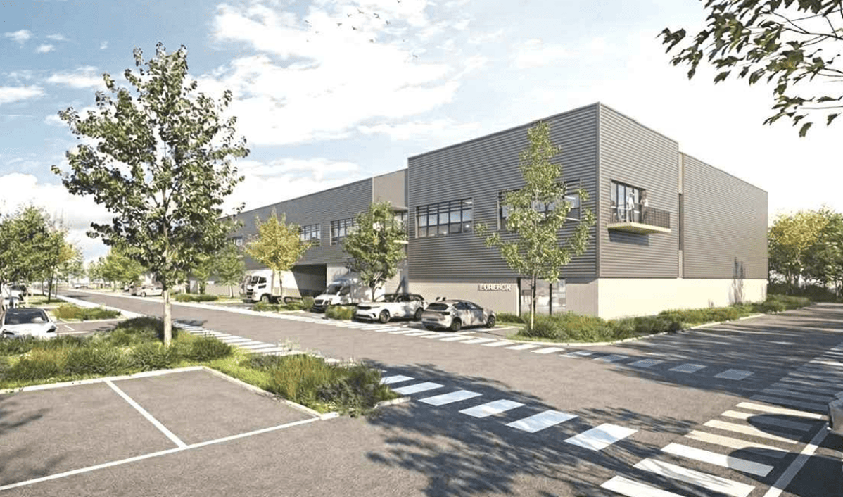 Le projet de parc d'activités de M&G à Aulnay-sous-Bois.