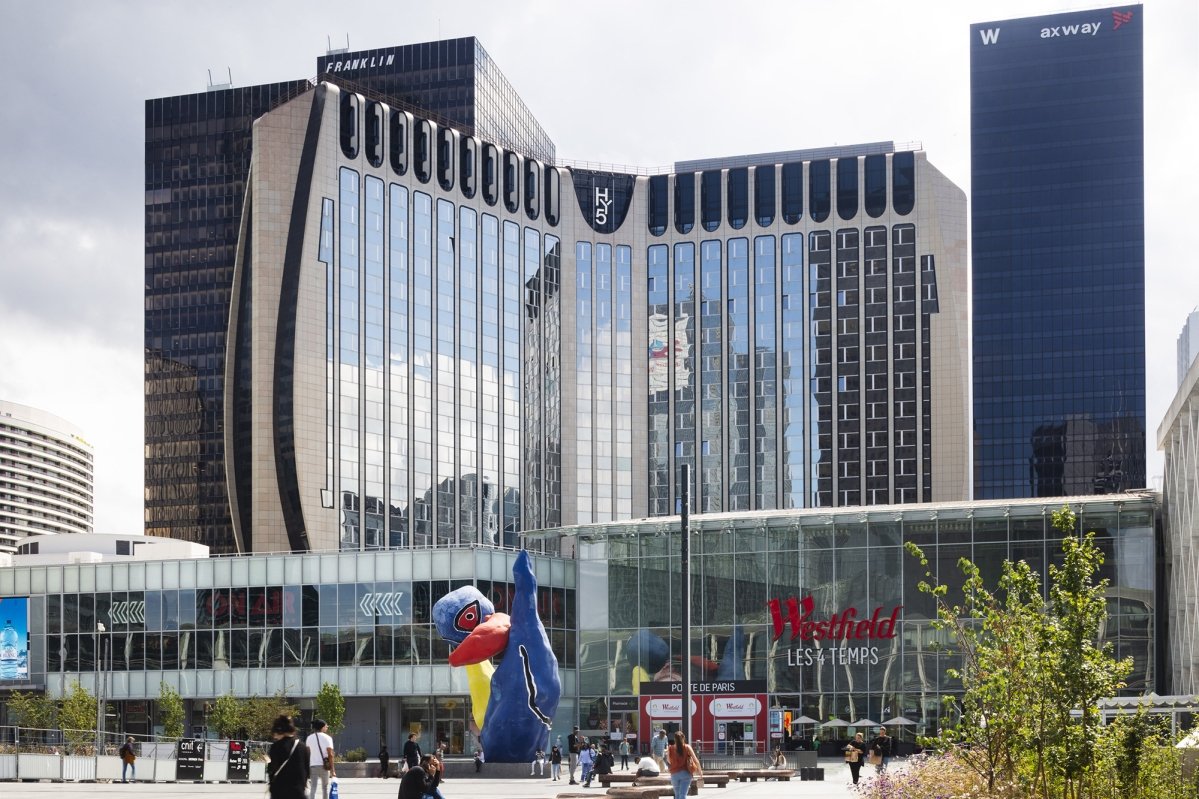 Le siège d'Icade dans Hyfive à La Défense. © Svend Anderson