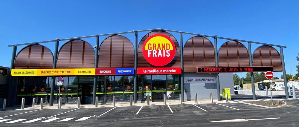 Le magasin Grand Frais de Hem
