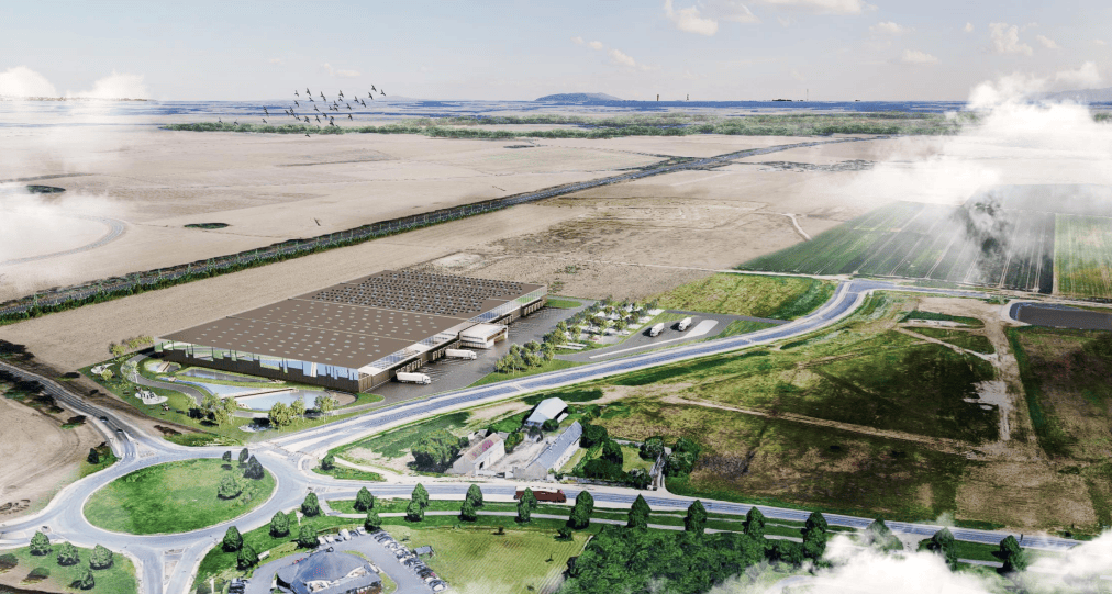 Le projet logistique acheté par M&G à Meung Le projet logistique acheté par M&G à Meung