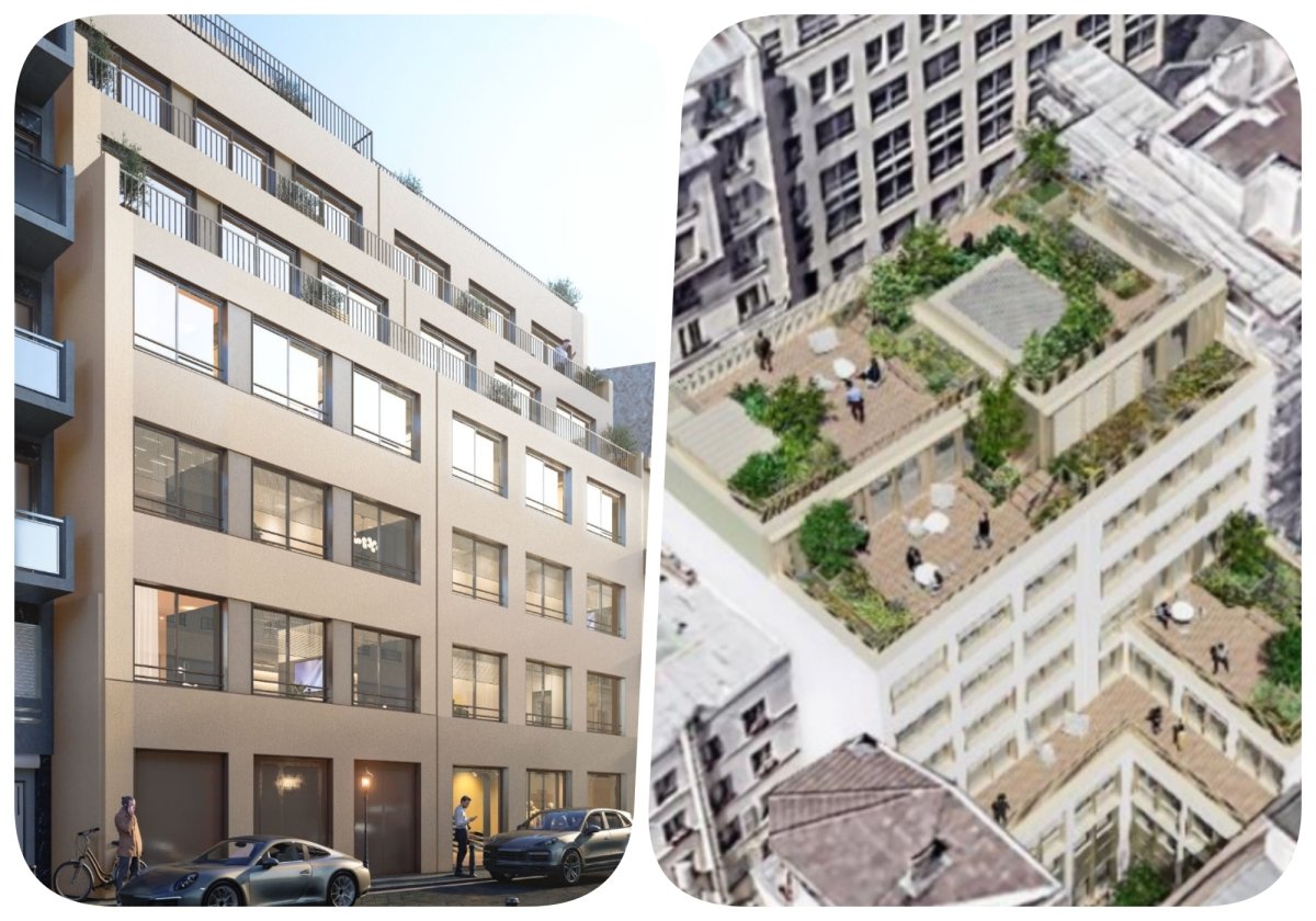 Le projet Poma au 16 Guillaume Tell, Paris 17. © DTACC Le projet Poma au 16 Guillaume Tell, Paris 17. © DTACC