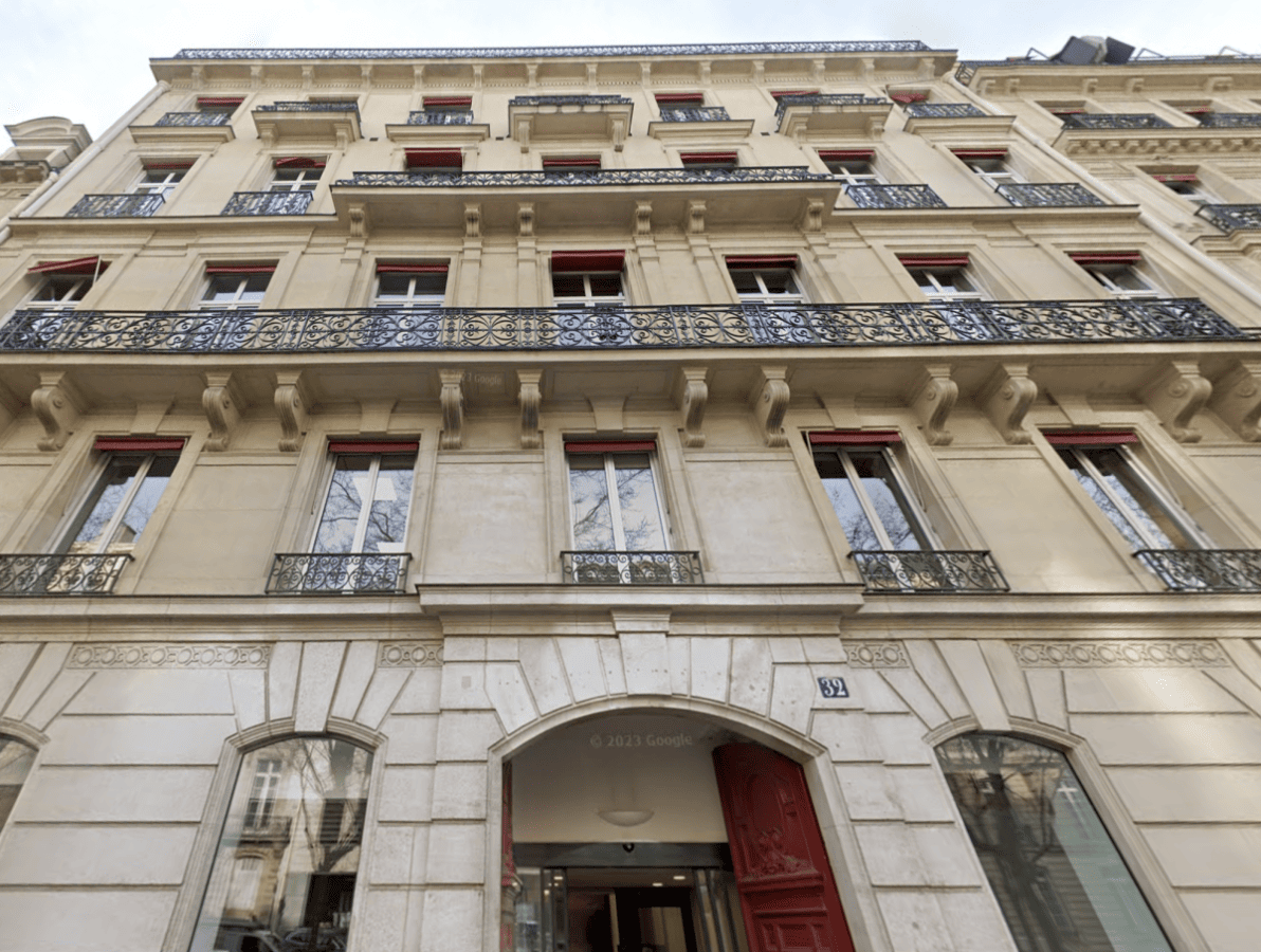 Le 32 Iéna, à Paris. © Google Maps