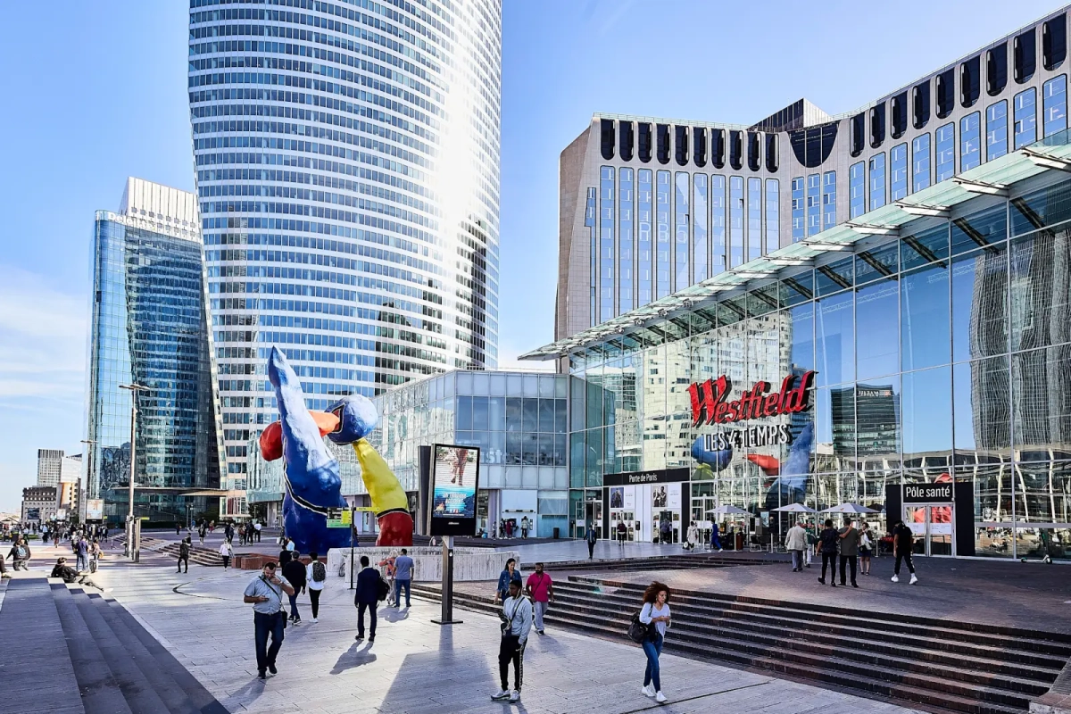 Le Westfiled Les 4 Temps à La Défense. © Unibail-Rodamco-Westfield