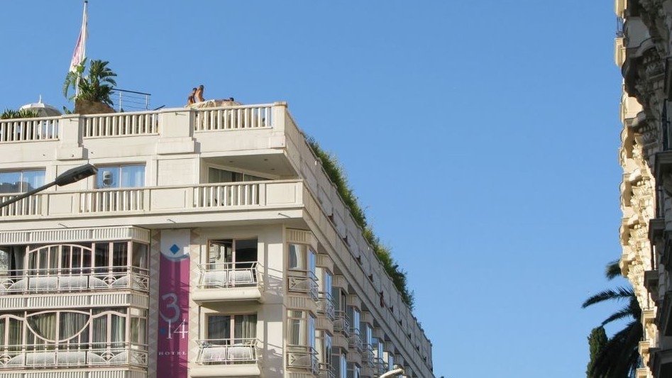 L'ancien Hôtel 3.14, situé rue François Einesy à Cannes.