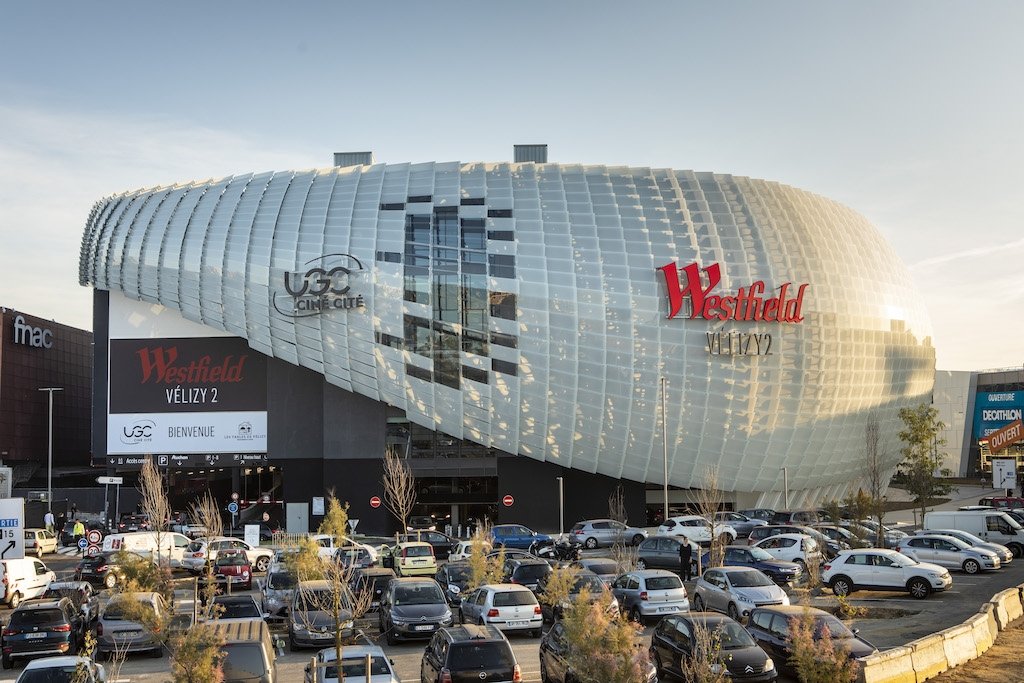 Le centre commercial Westfield Velizy 2. © URW Le centre commercial Westfield Velizy 2. © URW