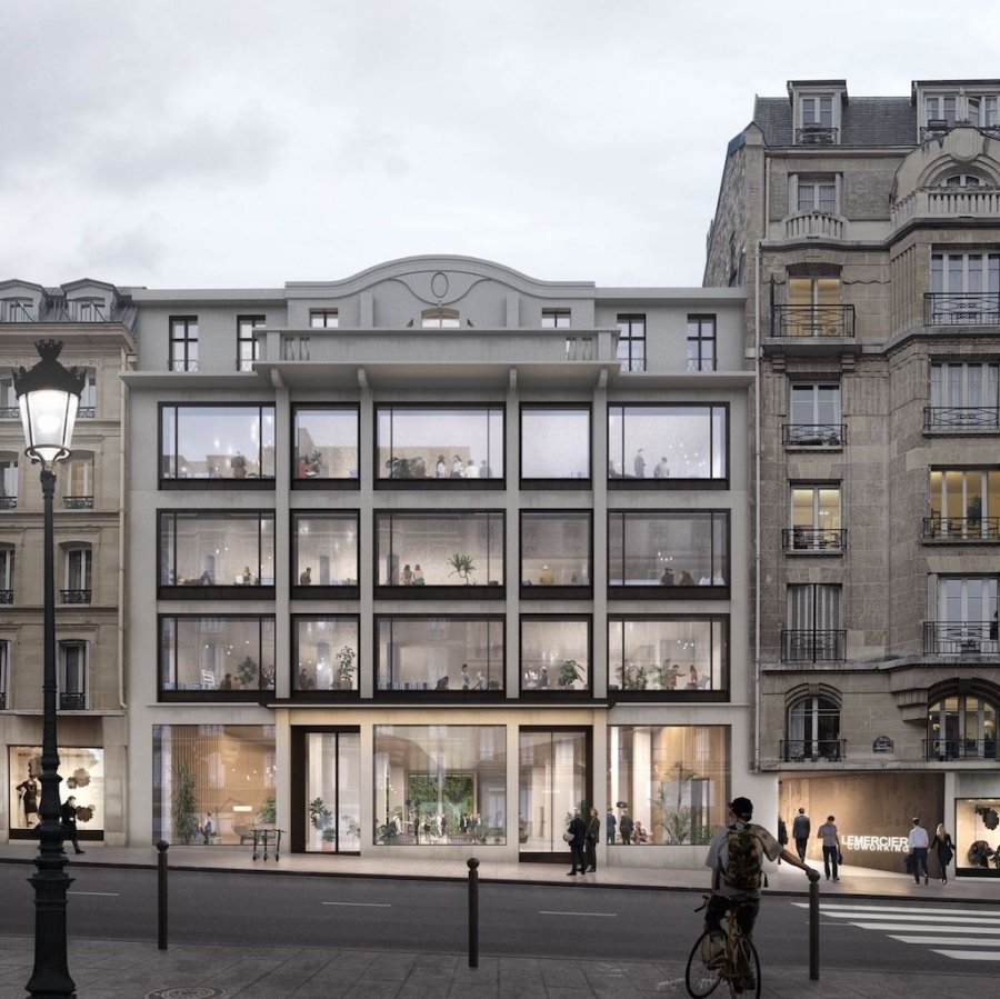 Vue du futur 51 Lemercier, Paris 17. 