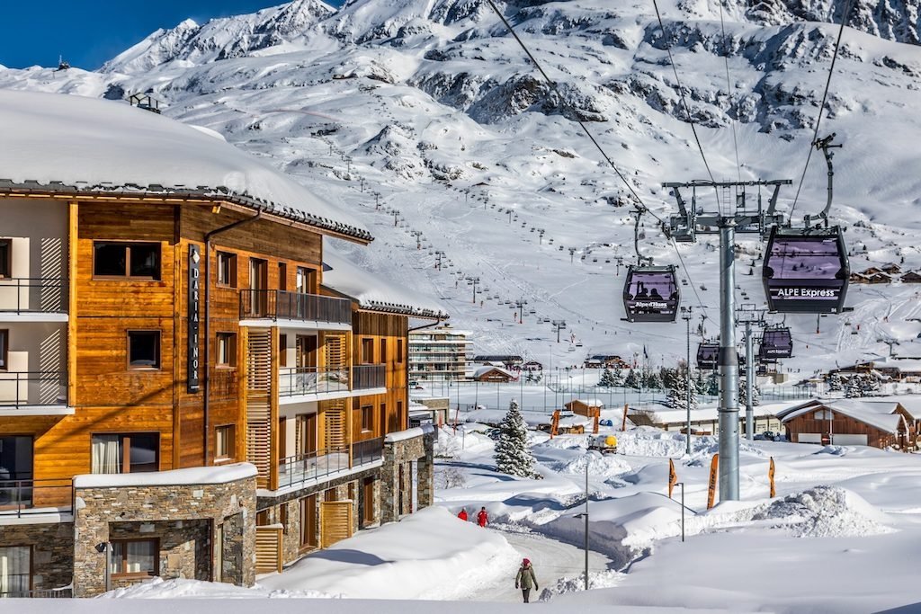 Le Daria-I Nor à l’Alpe d’Huez. 
