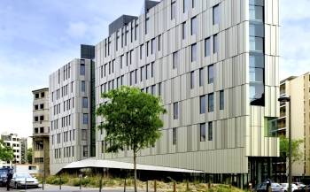 L'immeuble Open 6 à Lyon. © AFAA, Crédit Mutuel Arkéa