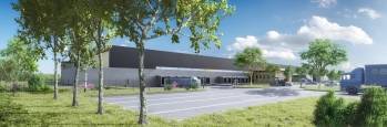 L'entrepôt de 31 000 mètres carrés repris par CBRE à Poupry-Artenay. 