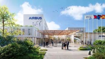 Le Campus Grand Paris d'Airbus à Montigny, développé par GA Smart Building.  