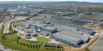 L'actuel site de Stellantis à Poissy. 
