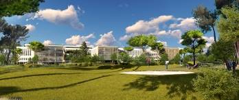 Le projet les Carrés du Golf porté par Altarea Cogedim développe 11 500 mètres carrés au total. © map Architecture