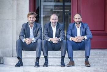 De g. à dr. : Rodolphe Frégé, Maxime des Monstiers et Pierre-Louis Bellanger - Catella Hospitality Europe