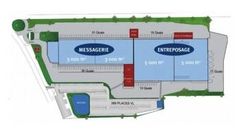 La future base logistique de Wissous