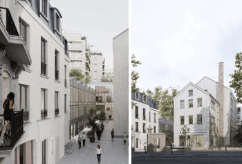 Le 81 Voltaire à Paris 11. © Franklin Azzi Architecture 
