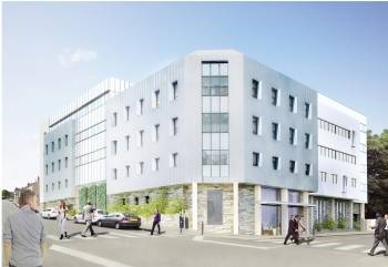 L'immeuble du 1 rue Eugène Tessier, à Nantes. 