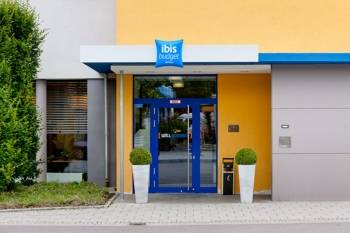 L'ibis budget à Aschheim, en Allemagne. 