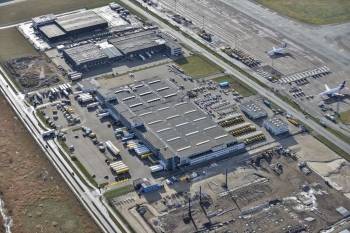 Le Copenhagen Cargo Centre, à Copenhague. 