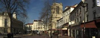 Le centre-ville d'Aubervilliers.