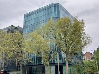 L'Immeuble Bleu, 89 avenue de la Grande Armée, à Paris. 