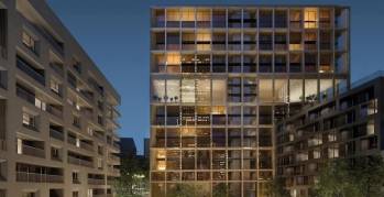 Le projet Wood'Up, dans le 13e arrondissement de Paris. 