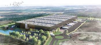 La plateforme logistique développée par Quartus à Ayguemorte-les-Graves. 