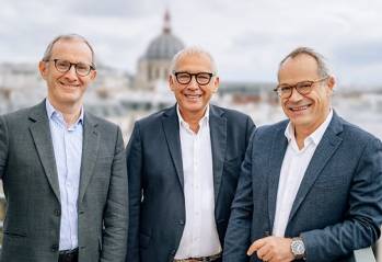 Jean-Michel Jédelé, Éric Gagnière et Xavier Marchais, les actionnaires de JMG