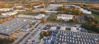 Le campus "secret-défense" de 49 000 m2, dans le Maine-et-Loire. 