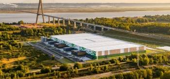 Une plateforme logistique de 32 000 m2 situé à Honfleur. ©GSE