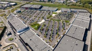 Le retail park Aushopping Promenade de Flandre. © NIH