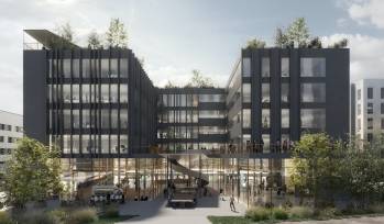 Le Cyber Place à Rennes développée par NGE Immobilier.