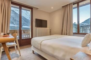 L'hôtel Le Lyret à Chamonix. 