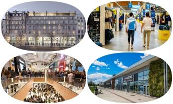 Le 150 Champs-Élysées à Paris, les magasins Decathlon, le centre commercial & le shopping parc de Carré Sénart